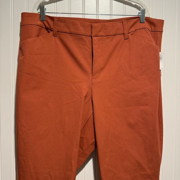 Old Navy Pixie Skinny Pants Ginger Spice NEW Size 20 - Picture 3 of 7